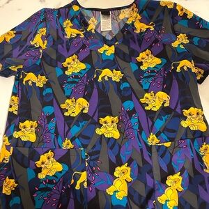 Tooniforms lion king scrub top